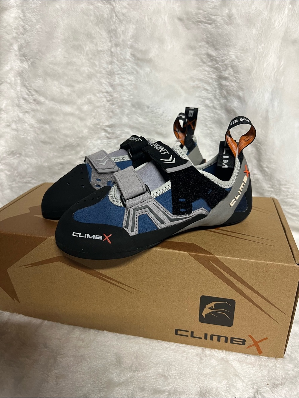 ClimbX Red Point Strap Climbing Shoes - Women’s Size 4